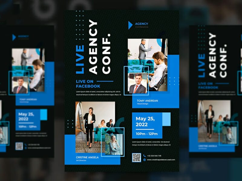 Best Free Flyer Templates 43 Live Agency Conf. Flyer