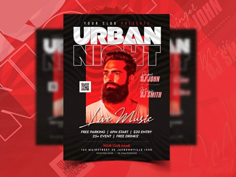 Best Free Flyer Templates 430 Live Music Show Event Flyer
