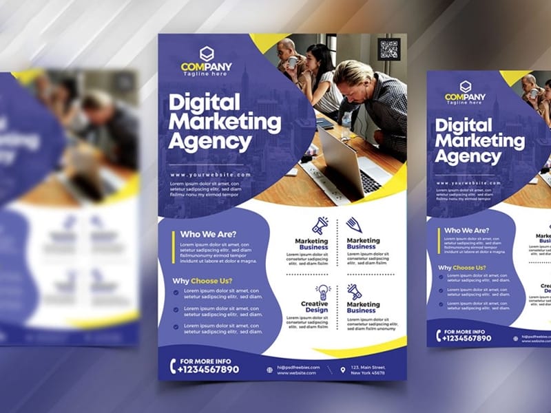 Best Free Flyer Templates 90 Marketing Agency Promotion Flyer PSD