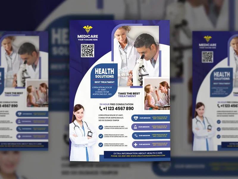 Best Free Flyer Templates 141 Medicare Creative Corporate Flyer