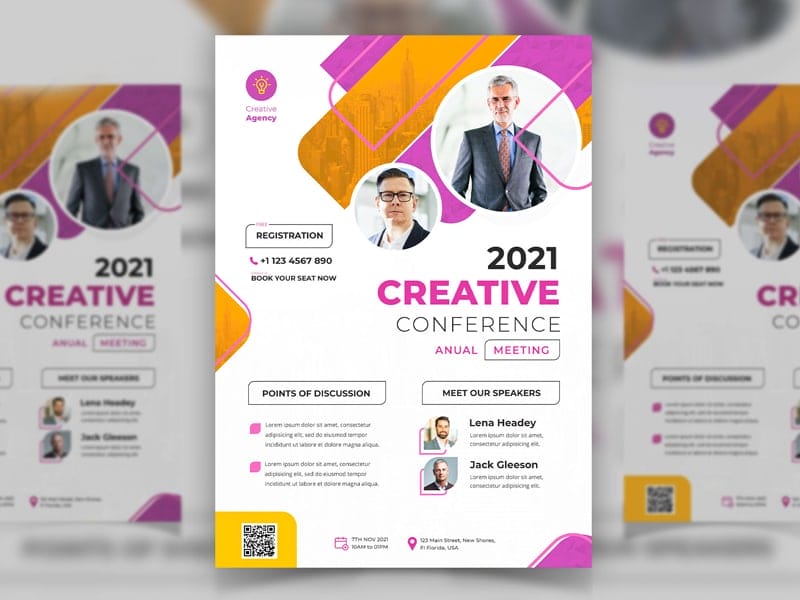 Best Free Flyer Templates 76 Meeting Corporate Flyer Template