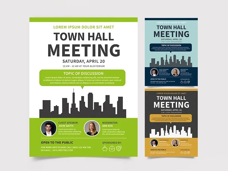 Best Free Flyer Templates 443 Meetings Flyer Templates