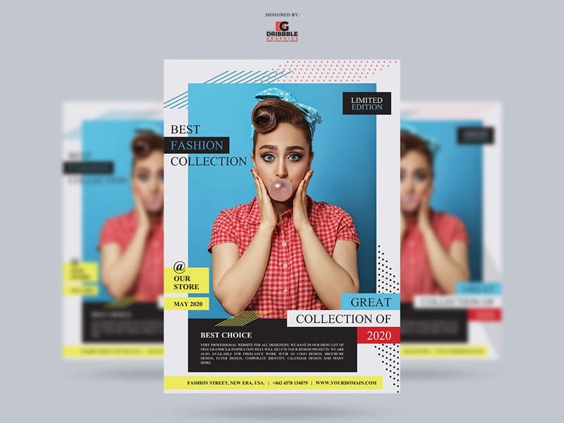 Minimalist Fashion Sale Flyer Template