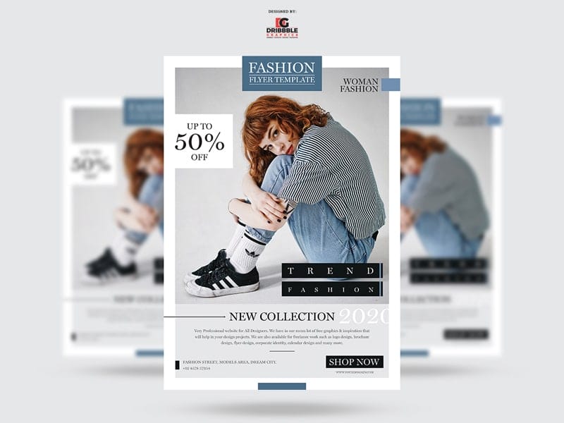 Modern Fashion Flyer Design Template