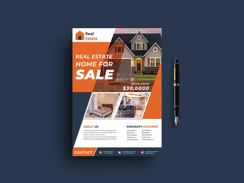 Best Free Flyer Templates 213 Modern Real Estate Flyer
