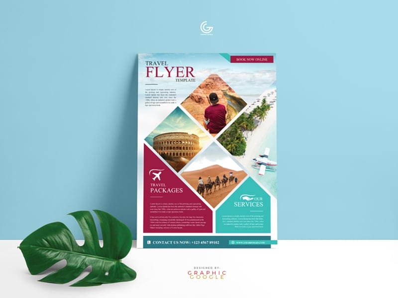 Best Free Flyer Templates 358 Modern Travel Flyer Template