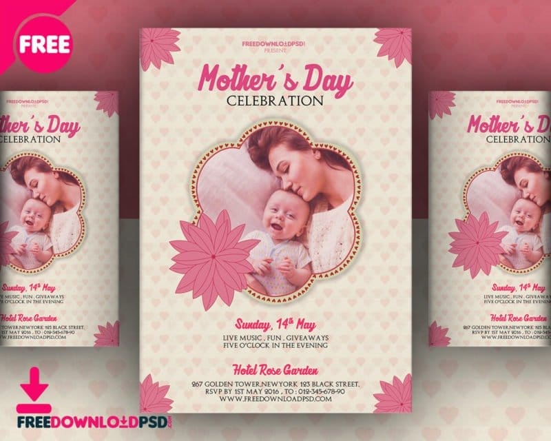 Best Free Flyer Templates 37 Mothers Day Flyer Template PSD