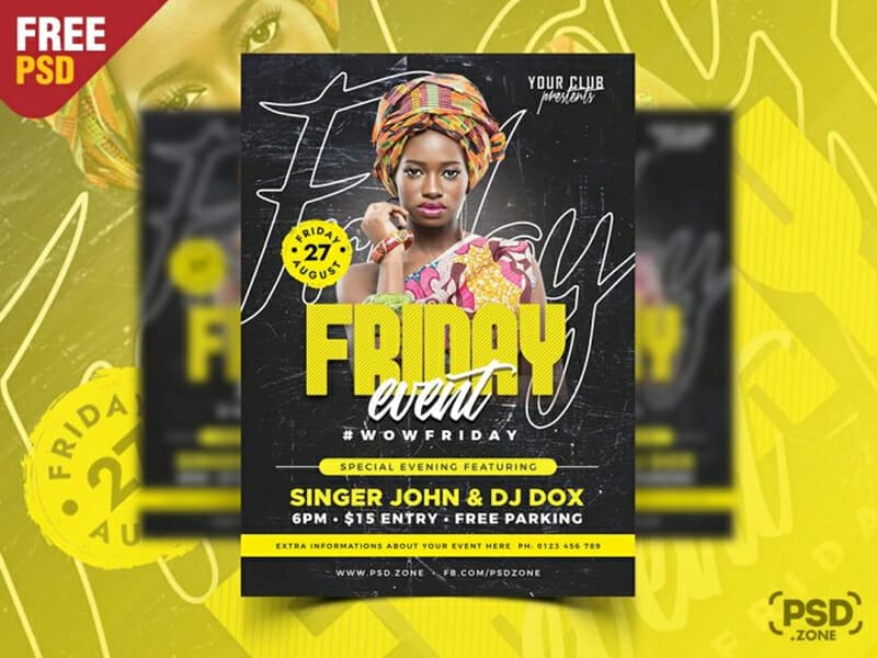 Best Free Flyer Templates 429 Music Night DJ Event Party Flyer