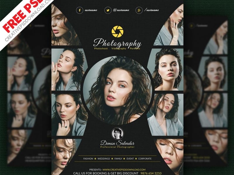 Photography Flyer Template PSD