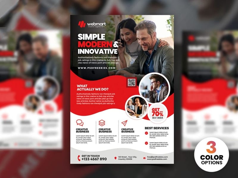 Best Free Flyer Templates 56 Print Ready Corporate Flyer Design