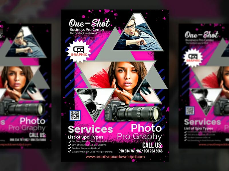 Professional Photo Studio Flyer