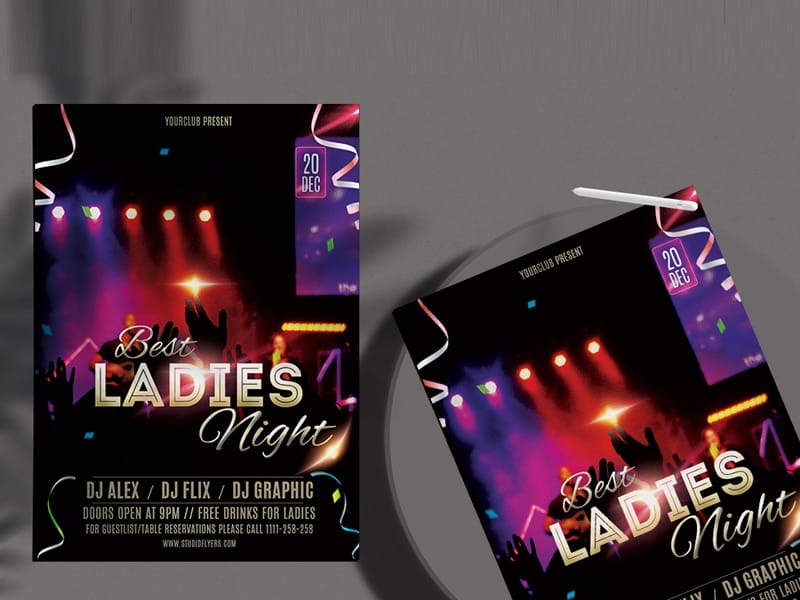 Best Free Flyer Templates 199 Purple Party Flyer Template