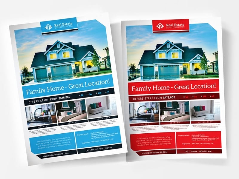 Best Free Flyer Templates 130 Real Estate Templates