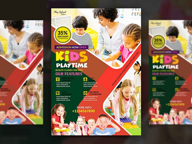 Best Free Flyer Templates 485 School Education Admission Flyer