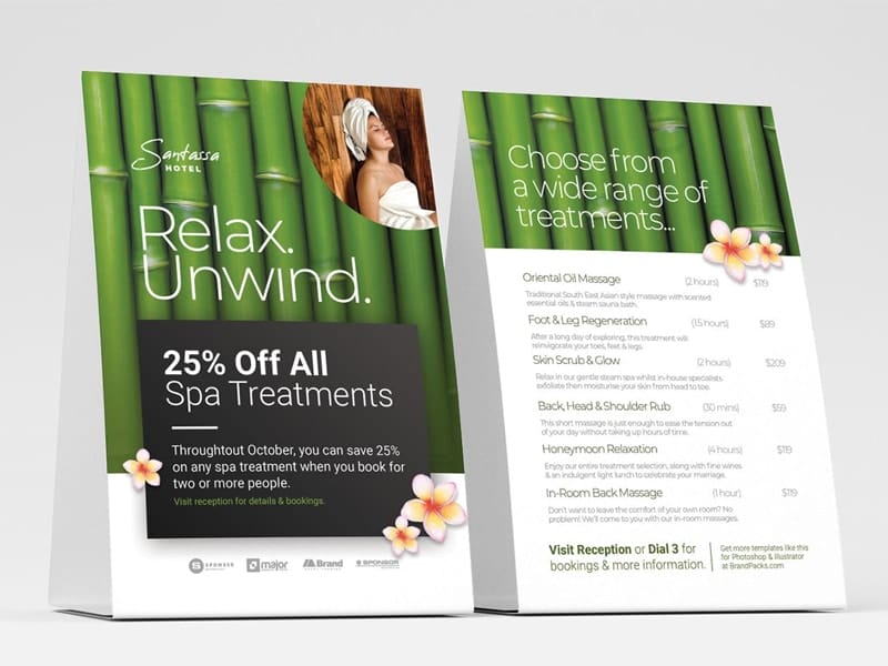 Spa Flyer Templates