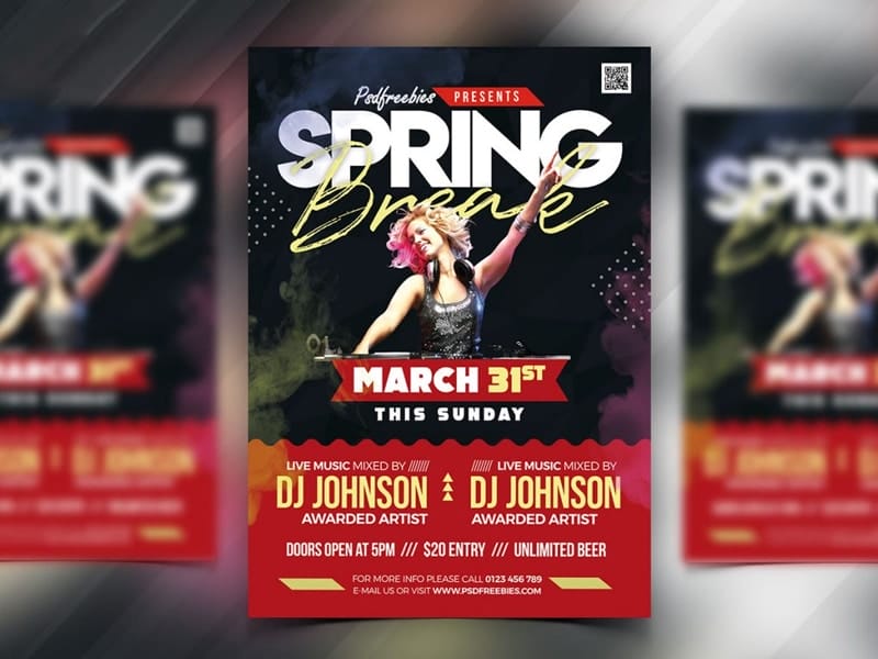 Best Free Flyer Templates 200 Spring Break Party Flyer