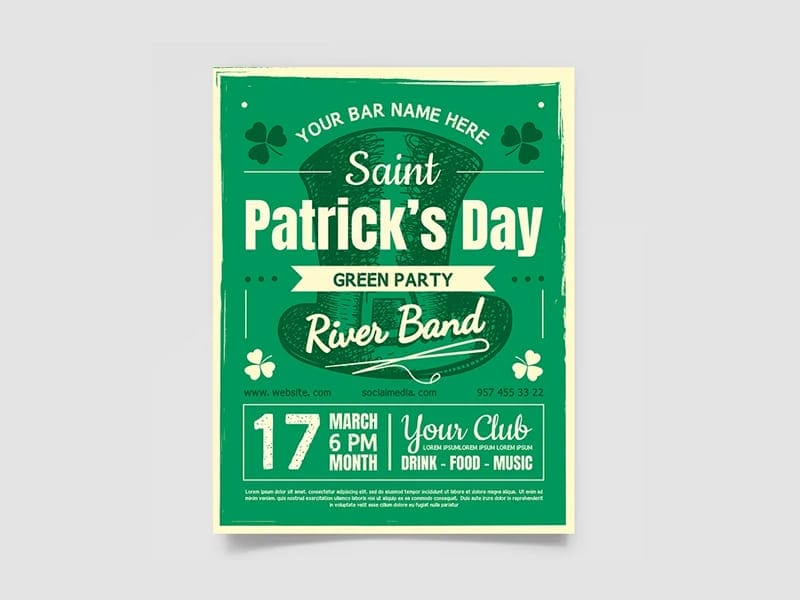 St Patricks Day Poster Templates