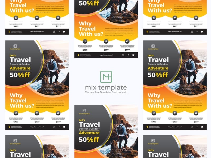Best Free Flyer Templates 353 Travel Flyer Template