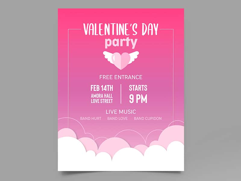 Best Free Flyer Templates 384 Valentine Day Flyer Template