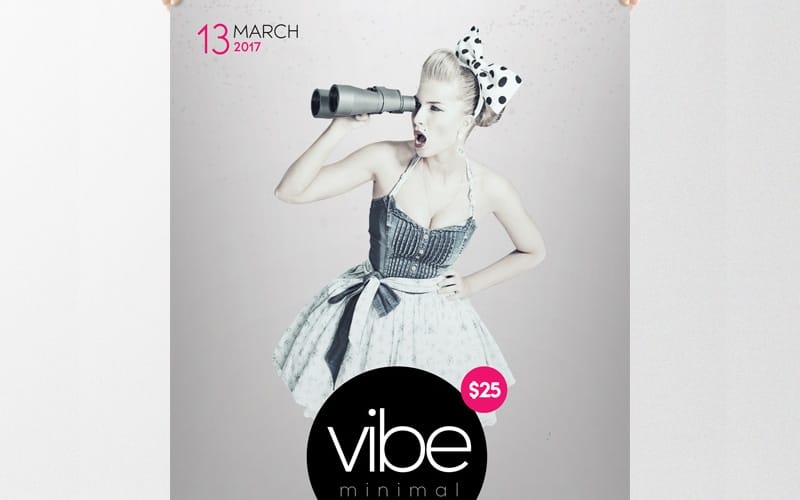 Best Free Flyer Templates 505 Vibe Minimal Free Flyer Template PSD