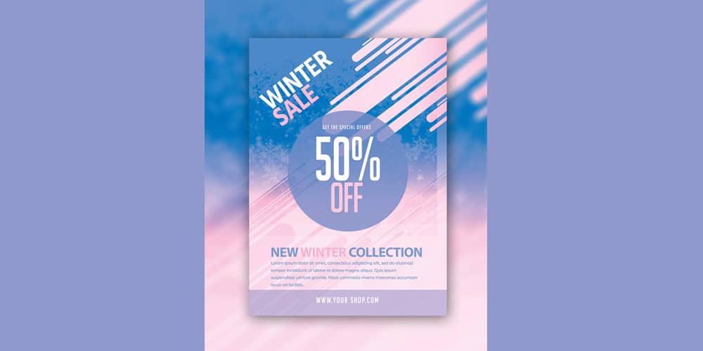Best Free Flyer Templates 63 Winter sale Flyer
