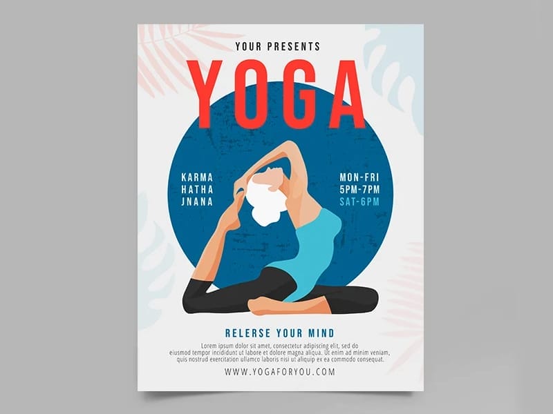 Best Free Flyer Templates 147 Yoga Flyer Template