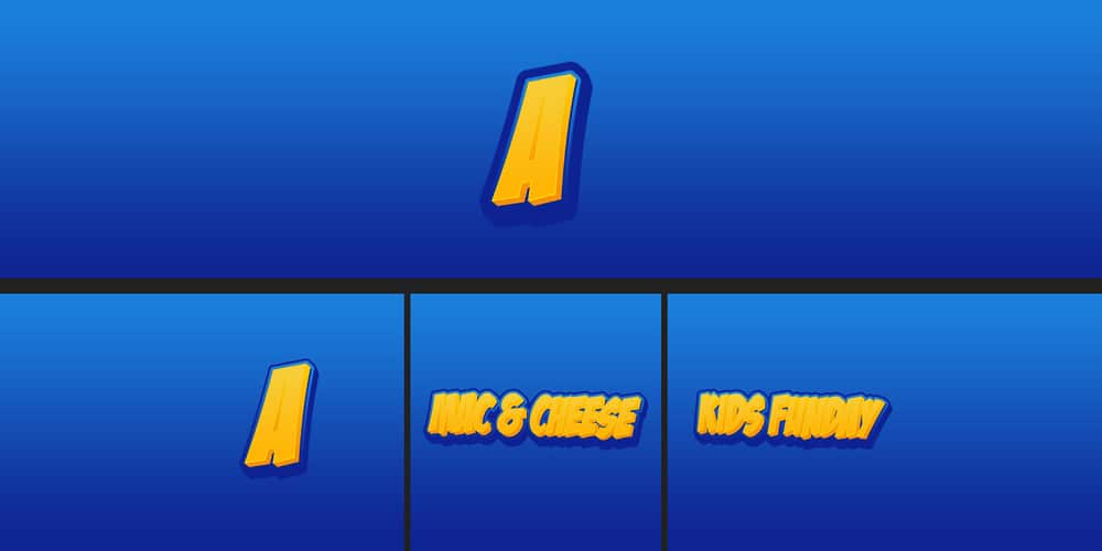 Latest Free Photoshop Text Styles & Effects 154 36 Days of Type Text Effect PSD