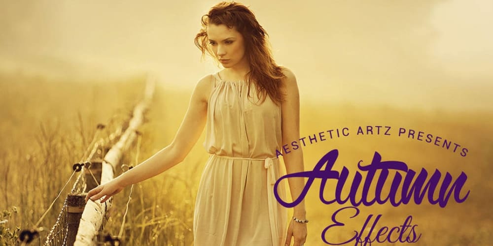 Latest Free Photoshop Actions 12 Aesthetic Autumn Effects