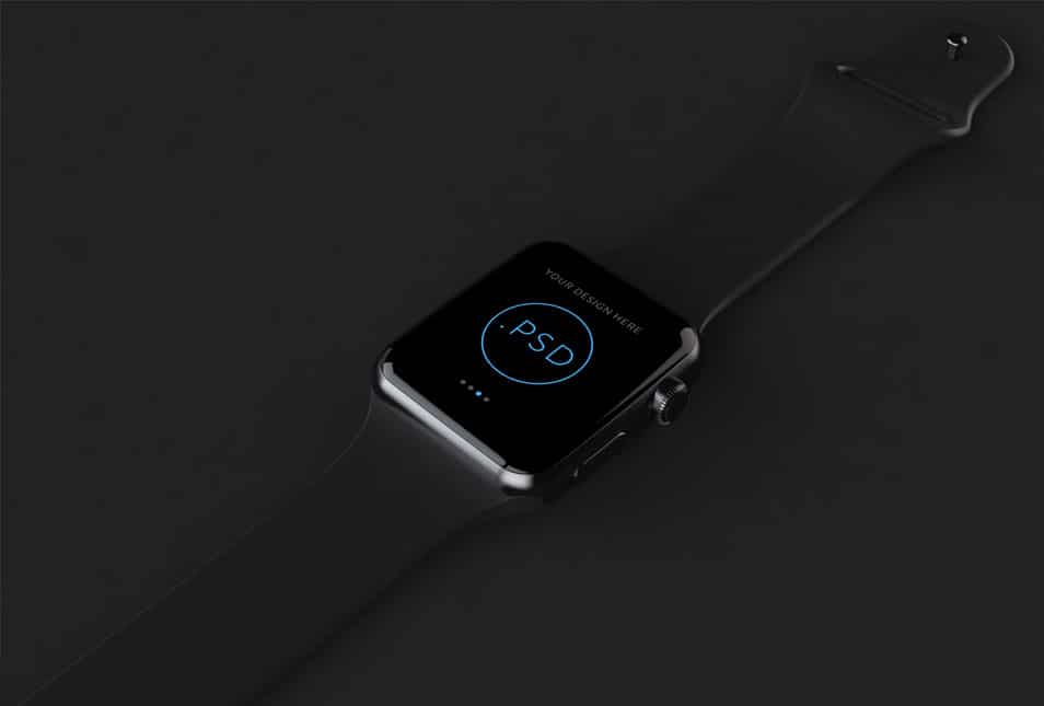 Apple Watch Free Mockup PSD