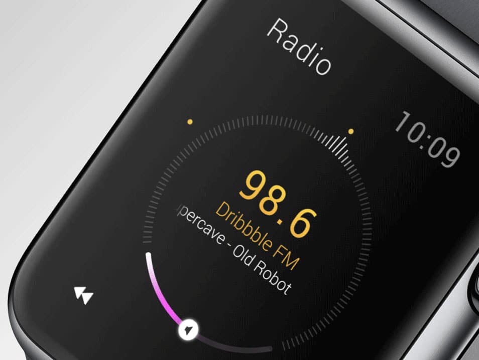 100+ Apple Watch Design Resources (Mockups, UI Kits, Templates, Icons, Tools) 84 Apple Watch Radio Animation Freebie