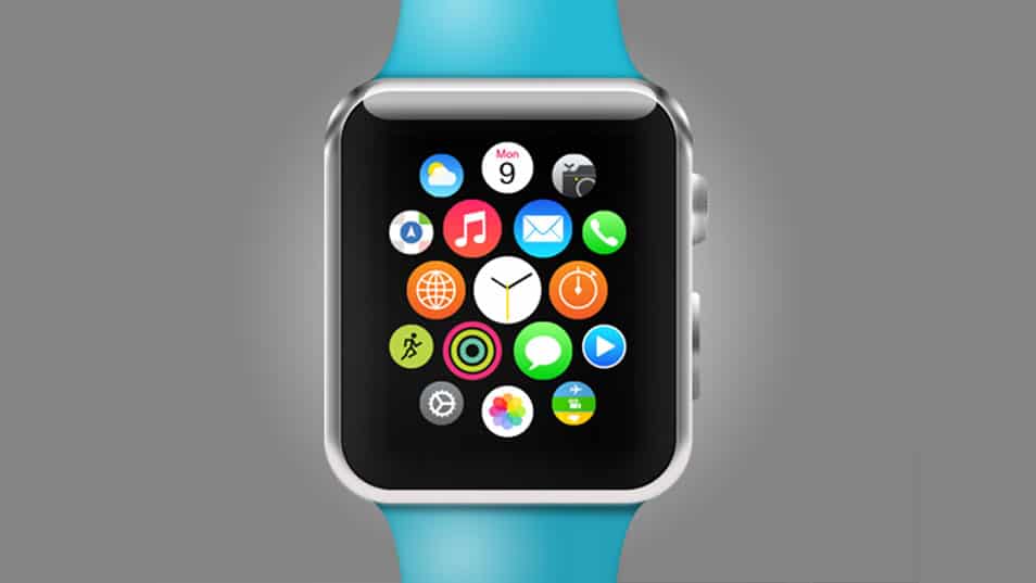 Apple Watch Sport PSD