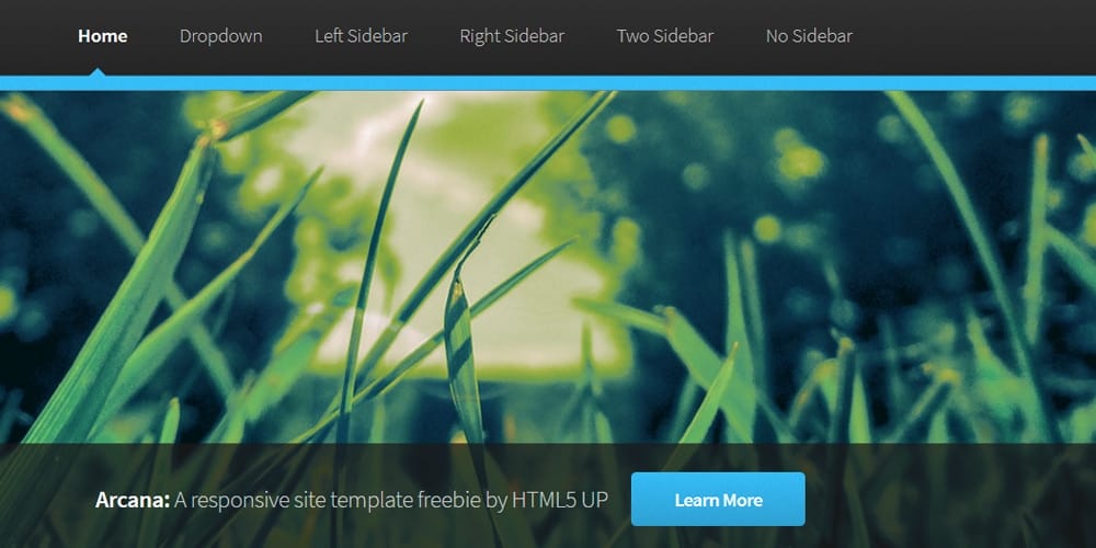 Best Free Web Templates 2023 257 Arcana