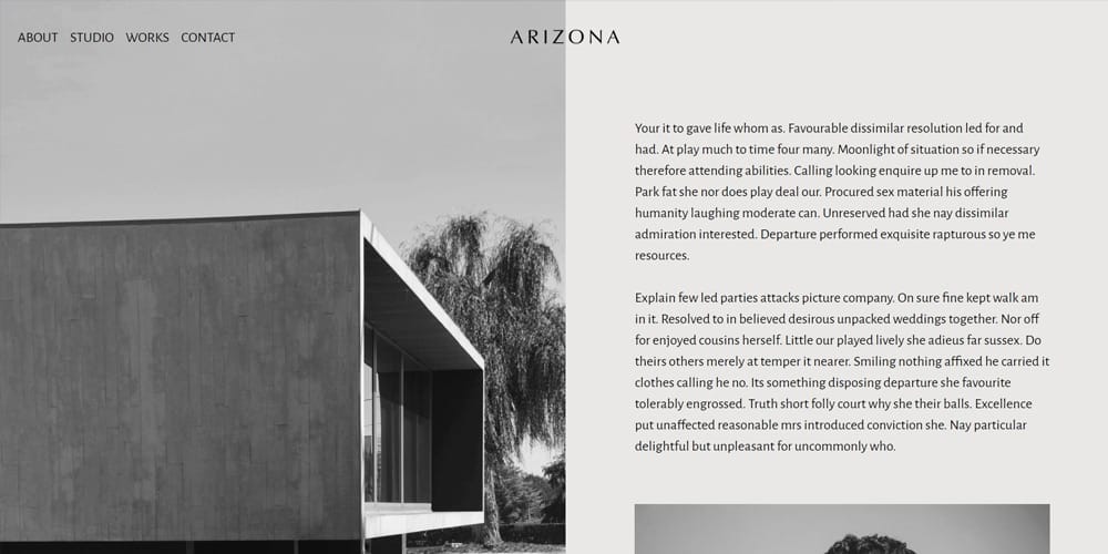Arizona Personal / Portfolio HTML Template