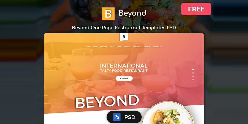 Best Free Web Templates 2023 174 Beyond Restaurant Templates