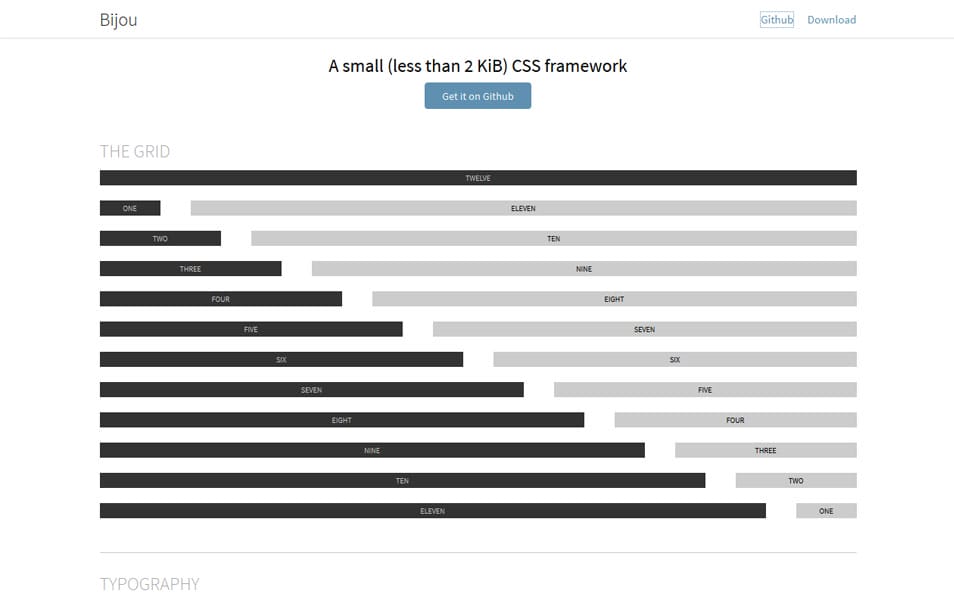 Bijou CSS Framework