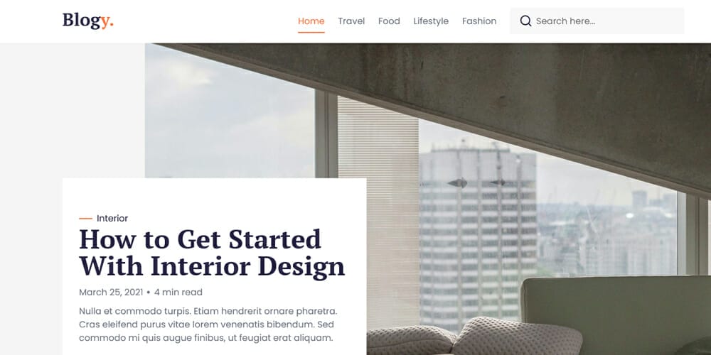 Best Free Web Templates 2023 261 Blogy