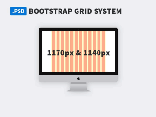 Bootstrap Grid System PSD Templates