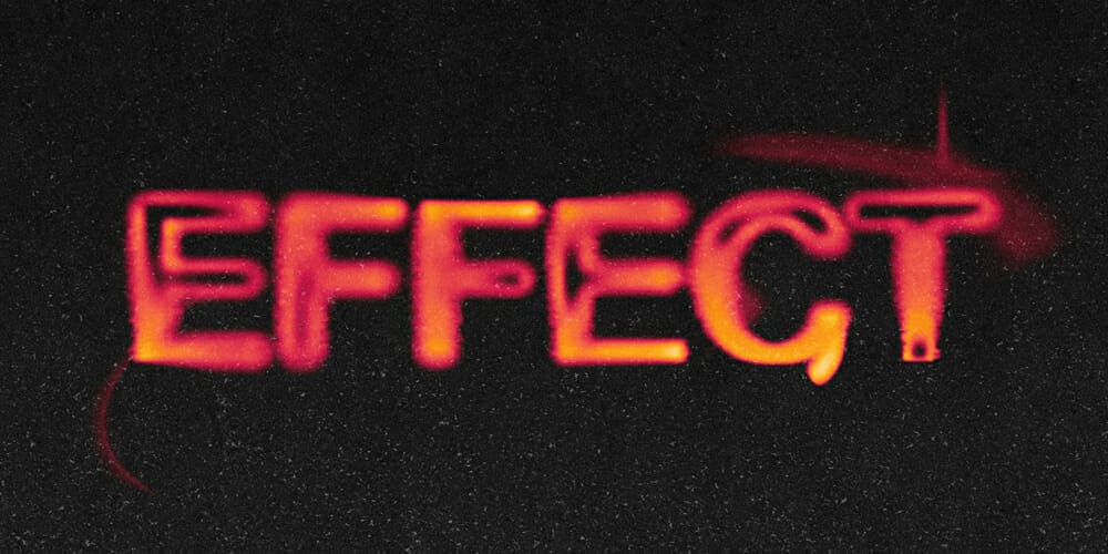 Latest Free Photoshop Text Styles & Effects 227 Burn ink text effect