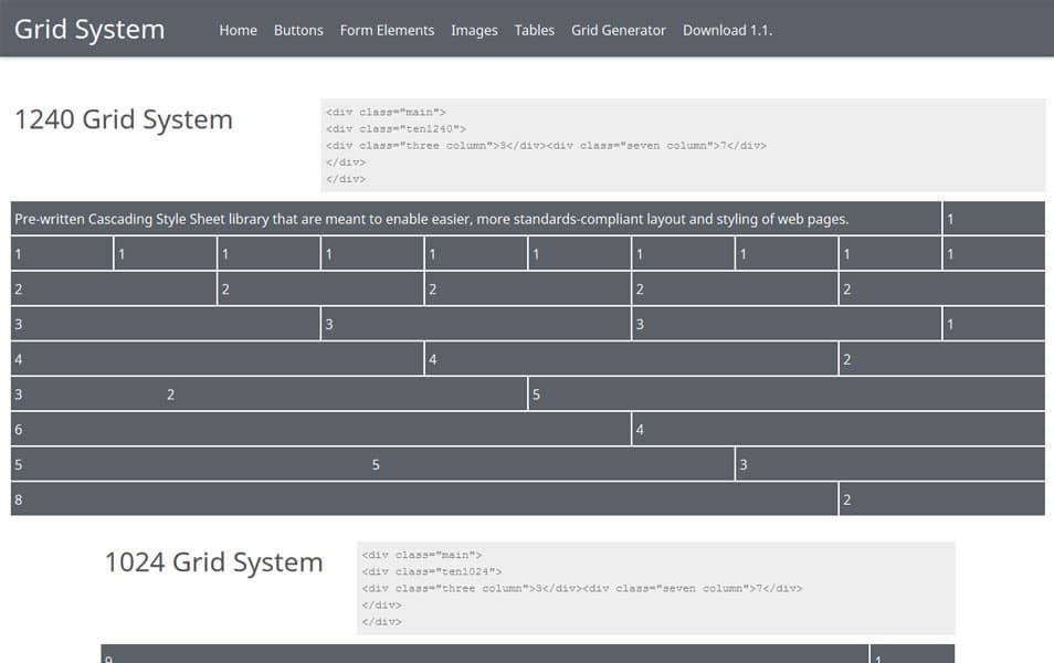 CSS Grid Framework