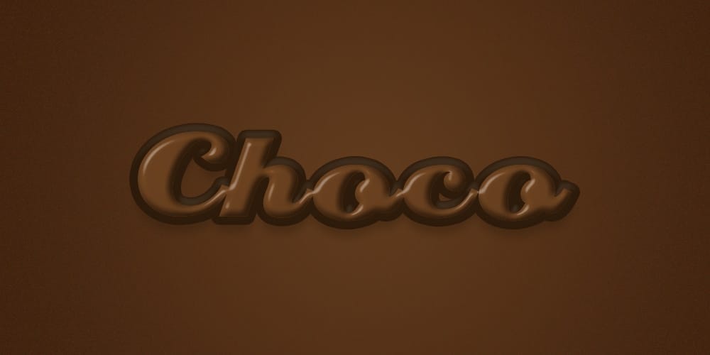 Latest Free Photoshop Text Styles & Effects 197 Chocolate Text Effect PSD