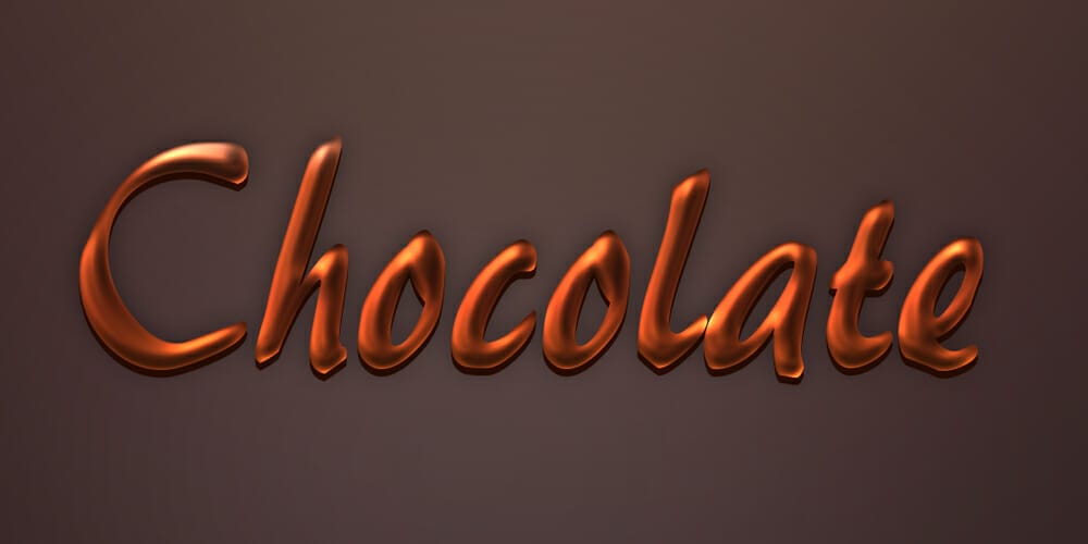 Chocolate Text Effect