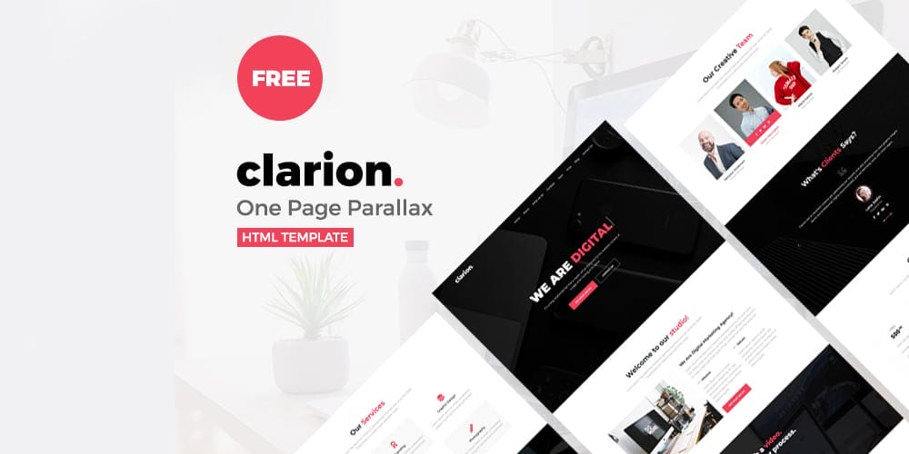 Best Free Web Templates 2023 246 Clarion HTML Template