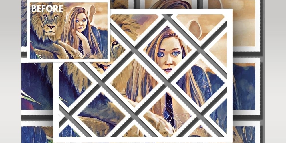 Latest Free Photoshop Actions 203 Collage Photoshop Action