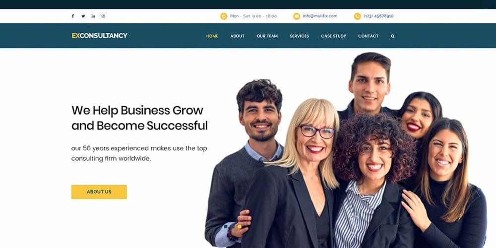 Best Free Web Templates 2021 146 Consultant Website Templates