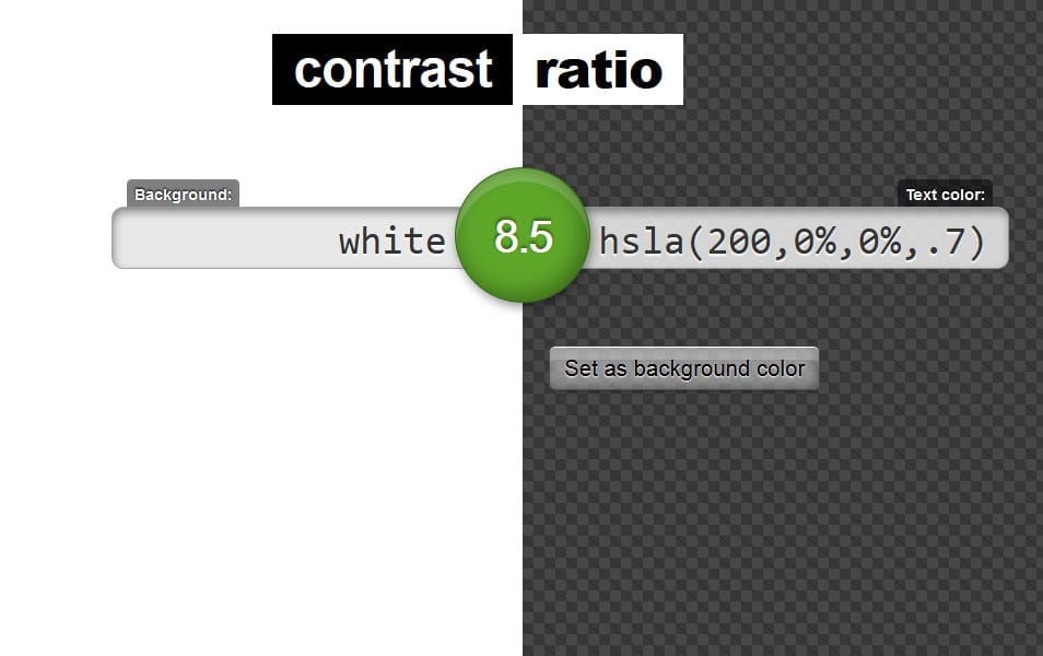 Contrast Ratio