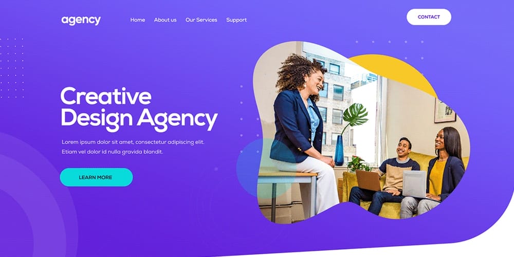 Best Free Web Templates 2023 139 Creative Design Agency Template