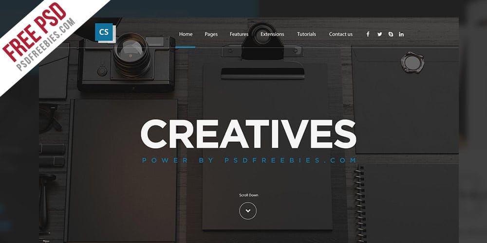 Creative Digital Agencies Webs Template PSD