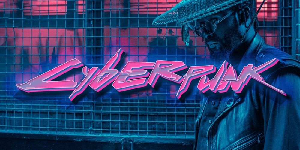 Latest Free Photoshop Text Styles & Effects 112 Cyberpunk Text Effect