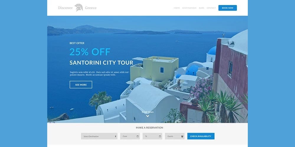 Best Free Web Templates 2023 195 Discover Greece
