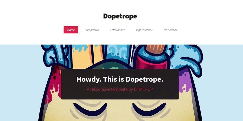 Best Free Web Templates 2023 267 Dopetrope